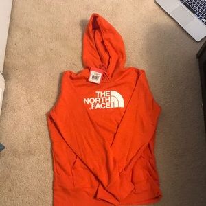 Orange Northface Hoodie